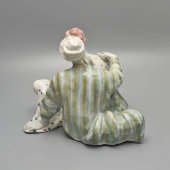 Авторская фарфоровая скульптура «Сидящие узбеки», автор Максимченко Н. А., Рига, 1958-59 гг.