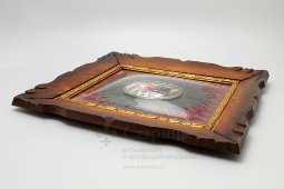 Икона «Воскресение Христово», Ростовская финифть, 1861 год