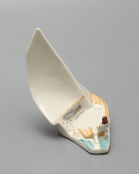 Статуэтка «Парусник», ​скульптор Львов Ю. М., фарфор, Первомайский фарфоровый завод (Песочное), 1964 г.