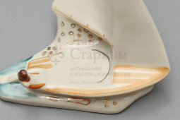 Статуэтка «Парусник», ​скульптор Львов Ю. М., фарфор, Первомайский фарфоровый завод (Песочное), 1964 г.