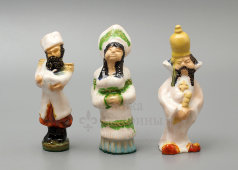 Набор фарфоровых шахмат, СССР, 1950-60 гг.