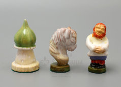 Набор фарфоровых шахмат, СССР, 1950-60 гг.