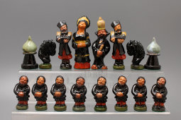 Набор фарфоровых шахмат, СССР, 1950-60 гг.