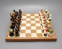 Фарфоровые шахматы, керамика СССР, 1950-60 гг.