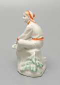 Статуэтка «Девочка на коньках» (фигуристка),​ ​скульптор Жникруп О. Л., Городница, 1960-е