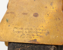 ​Рекламная прищепка «Требуйте пилы завода «Ньюбольдъ» (Ньюболд), Германия для России, начало 20 века​, металл​. 