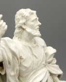 Большая фарфоровая скульптура «Апостол», Европа, 19 в.