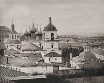 Старинная фотогравюра «Златоустовский монастырь», фирма «Шерер, Набгольц и Ко», Москва, 1882 г.