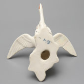 Статуэтка «Иванушка на гусе» по сказке «Гуси-лебеди», автор А. А. Киселев, фарфор ЛЗФИ, 1967-73 гг.