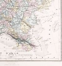 Карта «Россия в Европе», 1884 год