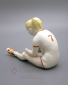 Статуэтка «Перед игрой», Украина, редкая роспись