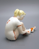 Статуэтка «Перед игрой», Украина, редкая роспись