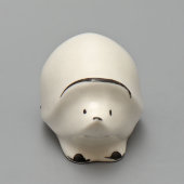 Статуэтка «Ёж», фарфор, старая Гжель, Турыгино, 1960-е