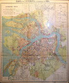 План города Санкт-Петербург начала 20 века