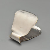 Антикварный столовый прибор, щипцы для спаржи с пружинным механизмом, посеребренный металл, Европа, 1-я пол. 20 в.