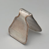 Антикварный столовый прибор, щипцы для спаржи с пружинным механизмом, посеребренный металл, Европа, 1-я пол. 20 в.