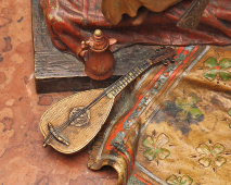 Антикварный письменный прибор, чернильница «Араб с ружьем», венская бронза, фабрика Бергмана, кон. 19 в.