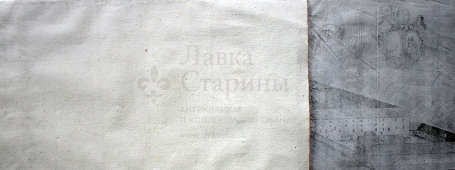 Старинная гравюра «Монастырь Этталь», Германия, 1700-е