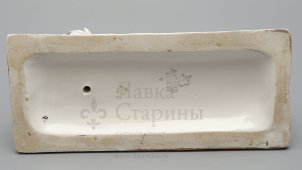 Фигурка «Гимнастка с мячом», скульптор Таёжная О. П., фарфор Дулево, 1959 г.