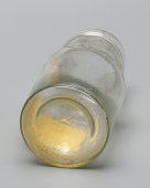 Антикварный медицинский, косметический флакон с этикеткой «Вазелин», стекло, Россия, до 1917 г.