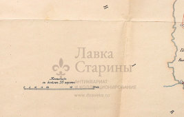 Старинная почтово-телеграфная карта Бессарабской губернии (Молдова, Украина), картографич. зав. П. Ф. Петш, Санкт-Петербург, 1900-е