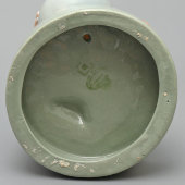 Статуэтка «Девочка с мячом», автор Марчук Р. А., фарфор, довоенная Городница, 1930-е