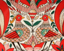 Декоративная тарелка «Сказочная птица», художник Воробьевский А. В., фарфор ЛФЗ, 1970-80 гг.