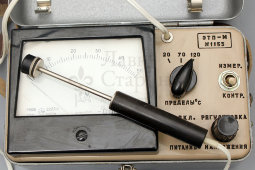 Советский измерительный прибор «Термометр ЭТП-М № 1153», СССР, 1978 г.
