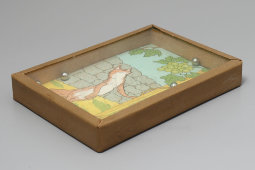 Довоенная настольная, дорожная игра «Лисица и виноград», артель «Изокульт», Ленинград, 1939 г.