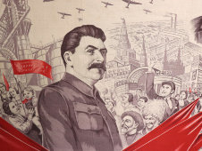 Агитационный платок в раме «Да здравствует XX-я годовщина Великой Пролетарской Социалистической революции. 1917–1937», ситец, СССР, 1937 год