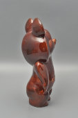 Статуэтка «Мишка Олимпийский», фаянс, Шахтинский завод, 1980 г.
