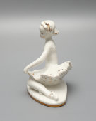 Статуэтка «Машенька» (Юная балерина), скульптор Велихова С. Б., ЛФЗ, 1950-60 гг.