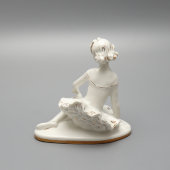 Статуэтка «Машенька» (Юная балерина), скульптор Велихова С. Б., ЛФЗ, 1950-60 гг.