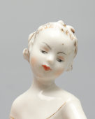 Статуэтка «Машенька» (Юная балерина), скульптор Велихова С. Б., ЛФЗ, 1950-60 гг.