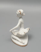 Статуэтка «Машенька» (Юная балерина), скульптор Велихова С. Б., ЛФЗ, 1950-60 гг.