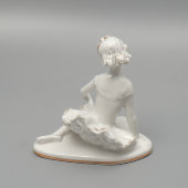 Статуэтка «Машенька» (Юная балерина), скульптор Велихова С. Б., ЛФЗ, 1950-60 гг.