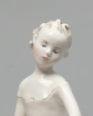 Статуэтка «Машенька» (Юная балерина), скульптор Велихова С. Б., ЛФЗ, 1950-60 гг.