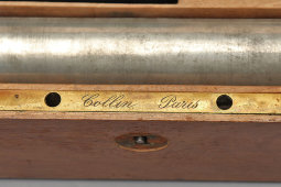 Большой старинный набор медицинских инструментов врача-хирурга в деревянном кейсе, компания «Дом Шарьер Коллен», Париж, Франция, г. Париж, 1900-й г.