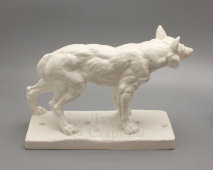 Скульптура «Волк», по модели скульптора Обера А. Л., ГФЗ, 1923 г.