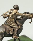 Статуэтка «Терский казак» (сержант), современное серебро, 2000-е