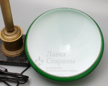 Лампа настольная с зеленым абажуром, СССР, 1930-40 гг.