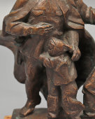Советская агитационная скульптура «Защитники Отечества», скульптор Чиж С. А., бронза, Севастополь, 1960-е