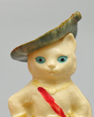 Советская игрушка на резинках «Кот в сапогах», целлулоид, 1950-е