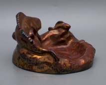 Пепельница «Рыбка», Каунасский комбинат «Дайле», СССР, Литва, 1950-60 гг.