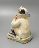 Статуэтка «Мальчик в коньках», керамика, СХФ №1, 1950-60 гг.