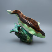 Советская фаянсовая статуэтка «Рыба», Конаково, 1970-80 гг.