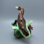 Советская фаянсовая статуэтка «Рыба», Конаково, 1970-80 гг.