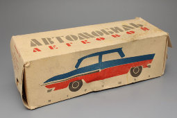 Советская игрушка «Легковой автомобиль», пластмасса, МПО «Спутник», Ленинград, 1970-е