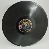 Танго «Zakochane oczy» и «12 godzin». Старинная винтажная пластинка. Syrena Electro. Польша 1930-е.