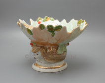 Советская фарфоровая сухарница «Ёжик», скульптор Чечулина Г. Д., Дулево, 1960-70 гг.